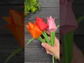 How to make Paper Tulip Origami Easy Gift Mother s Day