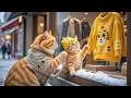 Download Lagu Mama Cat and Ginger Kitten Sell Pumpkins to Buy a Tiger Sweater for Kitten! 🐾🎃🐯 Cats Storie!