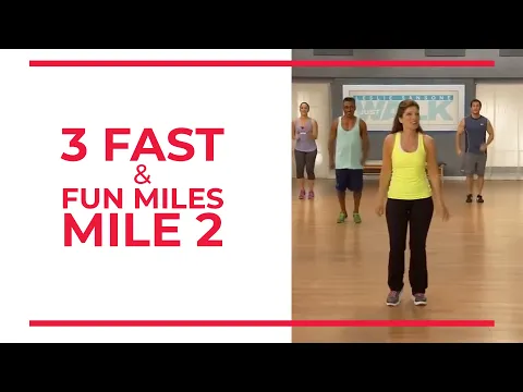 Download MP3 3 Fast \u0026 Fun Miles Mile 2 | Walk At Home Fitness Videos