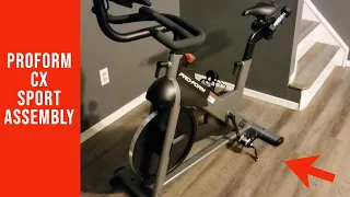 Proform CX Sport Indoor Spin Bike - How to Assemble and Unboxing