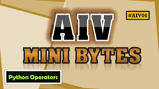 Python Operators Arithmetic Bitwise Logical Assignment Identity Membership