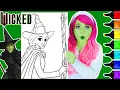 Coloring Wicked Elphaba Cynthia Erivo Coloring Page Ohuhu Art Markers