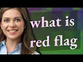 Red flag meaning of Red flag