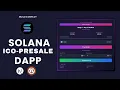 Build Deploy a Solana ICO PreSale DApp Rust Anchor Next js Web3 js - Complete Solana Course
