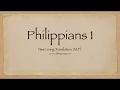 Philippians 1 NLT