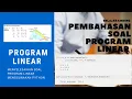 Penyelesaian Soal Program Linear 3 Variabel dengan PYTHON PuLp