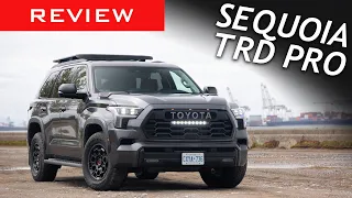 2023 Toyota Sequoia TRD Pro Review / A Big SUV that needs MORE space