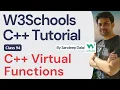 C Tutorial C Virtual Functions W3Schools Object Oriented Programming using C Tutorial