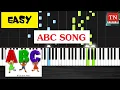 ABC Song Piano Tutorial - Very Easy