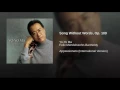 Song Without Words, Op. 109
