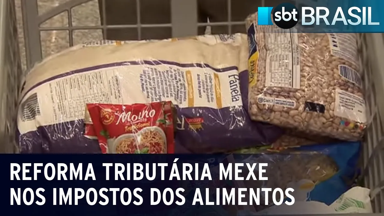 Reforma tributária mexe nos impostos dos alimentos | SBT Brasil (05/07/23)