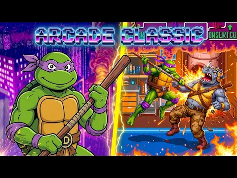 TMNT 1989 arcade game