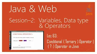 Conditional Ternary Operator in Java Operator in Java