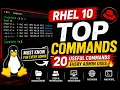Top Useful Linux Commands in RHEL 10 Must Know for Beginners Admin
