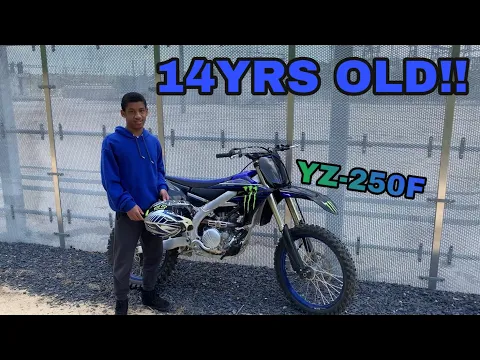 Teaching Little Brother How To Ride A Dirt Bike