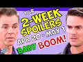 Young and the Restless 2-Week Spoilers Apr 20-May 1 Billy Baby Shock - Adam Panics Soap Dirt