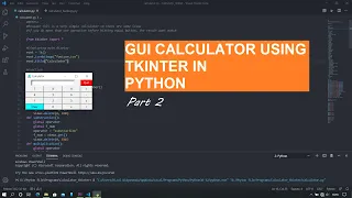 How To Make Simple Calculator In Tkinter Part 2 Python