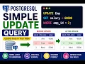 PostgreSQL Tutorial Simple update query DML command