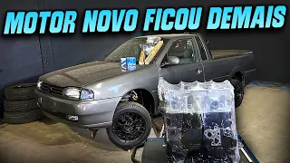 TUDO PRONTO para receber o MOTOR NOVO - PROJETO SAVEIRO