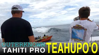 Sailor James visits The Outerknown Tahiti Pro Surf Competition at TEAHUPO’O 2022 with Nate P Mayer