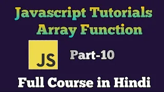JavaScript Tutorial in Hindi JavaScript Arrow function Full course Part - 10