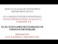 GRACE COE-PS4211-POWER SYSTEM LAB II-Ex No 9 Soft Computing Techniques for Power System Problems
