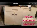 Vintage 1940s Kitchen Cabinets