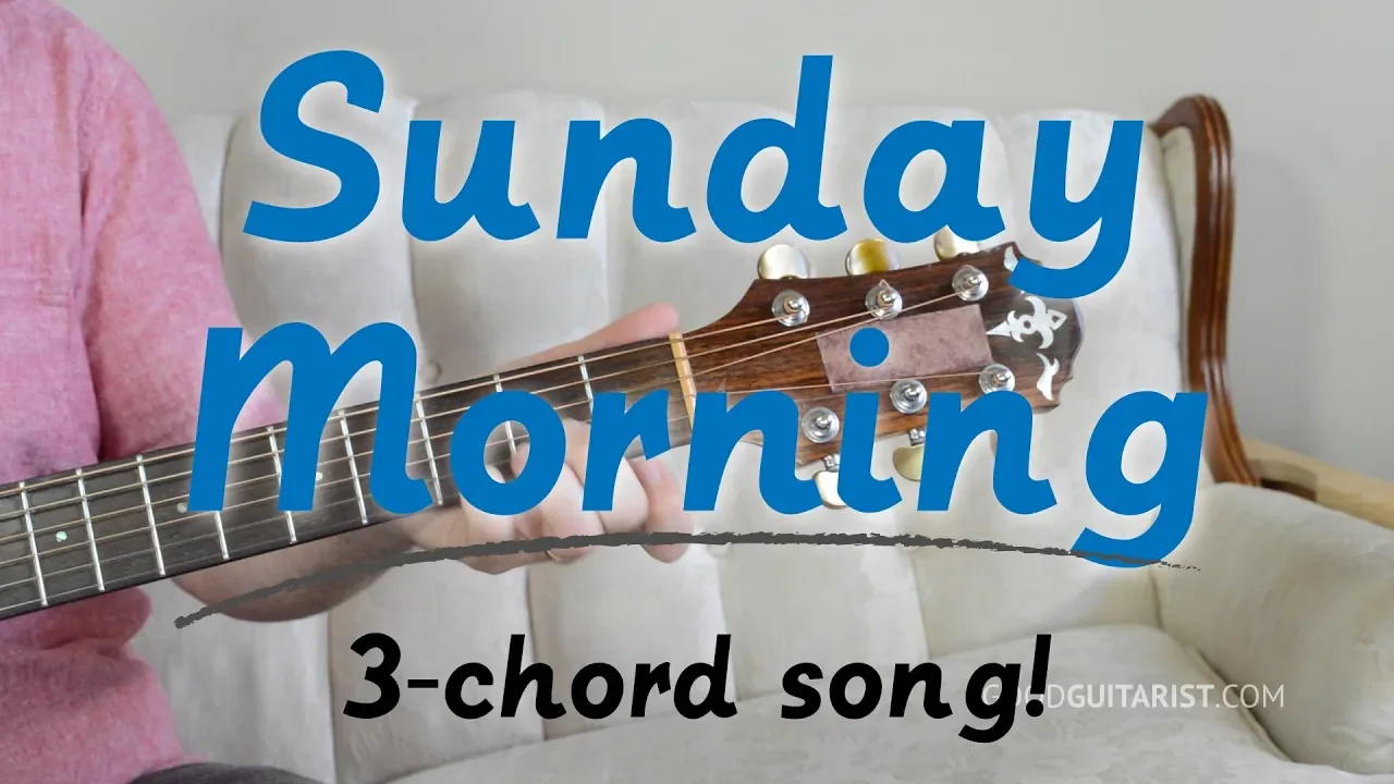 "Sunday Morning" Guitar Lesson + Tutorial | Easy 3-Chord Song by Maroon 5 "Sunday Morning" Guitar Lesson + Tutorial | Easy 3-Chord Song by Maroon 5