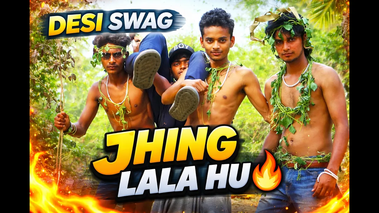 Jhing lala hu Jhing lala hu Desi comedy video Adibashi jung lee video