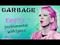 Garbage - Empty Karaoke
