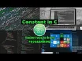 Constants In C Program The Uses Of Define And Const Variables With Atom Text Editor