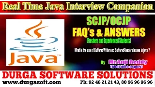 Java Interview Companion What is the use of BufferedWriter and BufferedReader classes in java