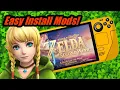 Drag and Drop Zelda BOTW Mods on Cemu WiiU Steam Deck Setup