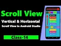 ScrollView in Android Studio Basic to Advanced Android App Development Bangla Tutorial By Hasan