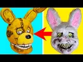 Cheap Mask TRANSFORMATION - Spring Bonnie Mask from Five Nights at Freddy s