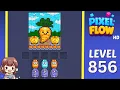 Pixel Flow Level 856 Solution Walkthrough