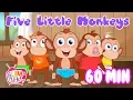Five Little Monkeys Jumping On The Bed Song Nursery Rhymes Kids Songs Bumcheek TV
