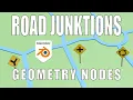 Road Intersections in Blender with Geometry Nodes A Step-by-Step Guide
