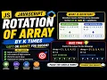 Rotate an Array by K Positions Explained Simply
