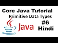 JAVA CORE Tutorial For Beginners 6 - Primitive Data Types Naming Conventions in Hindi
