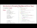 Exercise in ZeroDivisionError Type Python Error Types - Syntax Errors and Exceptions Explained