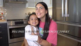 how to become a mom influencer as a stay at home mom