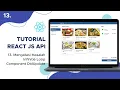 React JS Tutorial with API 13 Fixing ComponentDidUpdate Infinite Loop