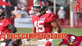Pewter Pulse 5 BUCS CAMP STANDOUTS On Defense