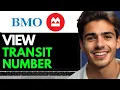 HOW TO VIEW YOUR BMO ACCOUNT TRANSIT NUMBER 2024 FULL GUIDE