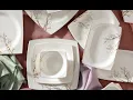 Karaca Autumn Fine Cream 60 Piece Square Dinner Set for 12 People Product Review