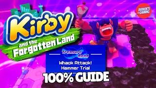 Kirby and the Forgotten Land - Treasure Road Whack Attack Hammer Trial