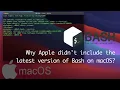 How to upgrade Bash on Mac OS with Homebrew and change default login shell Zsh to Bash
