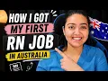 HOW TO GET FASTEST RN JOB IN AUSTRALIA - FOR IQNMS