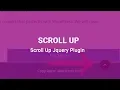 Scroll Up How to set scroll up jquery plugin HTML CSS Jquery